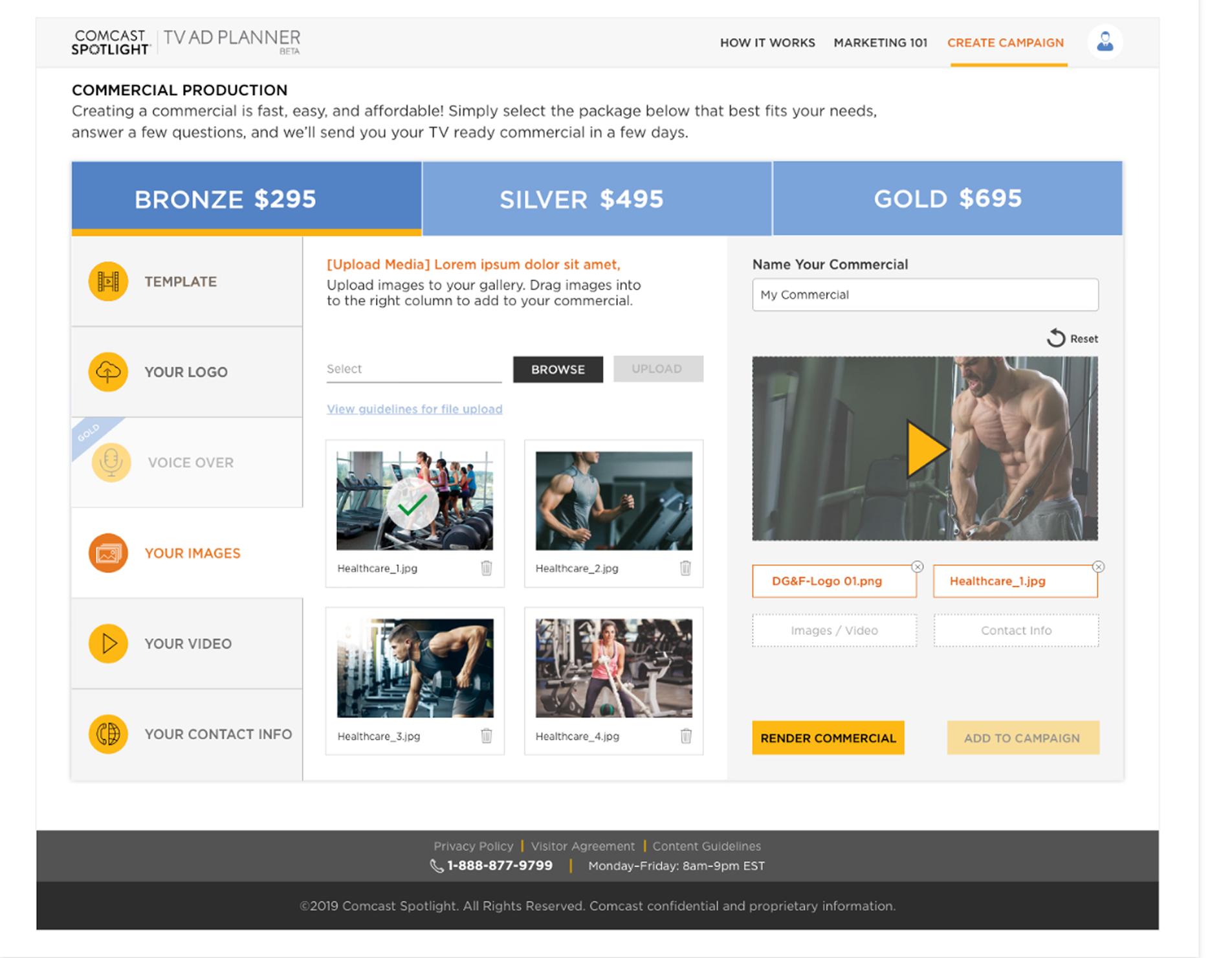 Commercial Creation Step 2